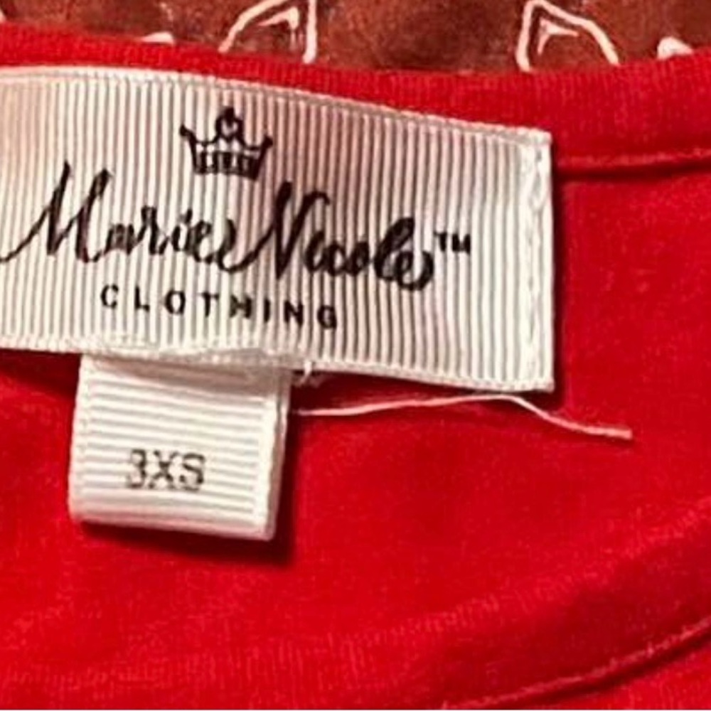 Marie Nicole Baby Girl Dress with Cow Detail - Picture 2 of 2